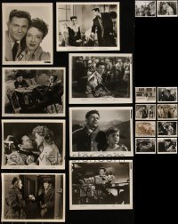 5m0480 LOT OF 18 JOHN GARFIELD 8X10 STILLS 1930s-1950s great portraits & movie scenes!