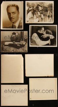 5m0545 LOT OF 4 WILLIAM POWELL 8X10 STILLS 1920s great portraits & movie scenes!