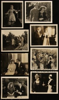 5m0516 LOT OF 8 FANNIE WARD 8X10 STILLS 1910s great portraits & movie scenes!