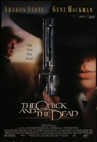 5m0968 LOT OF 5 UNFOLDED SINGLE-SIDED 27X40 QUICK & THE DEAD ONE-SHEETS 1995 Sharon Stoen, Hackman