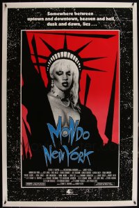 5m0876 LOT OF 8 UNFOLDED SINGLE-SIDED 27X41 MONDO NEW YORK ONE-SHEETS 1988 cult classic!