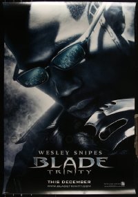 5m0909 LOT OF 8 UNFOLDED SINGLE-SIDED 27X40 BLADE TRINITY TEASER ONE-SHEETS 2004 Wesley Snipes!