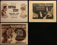 5m0305 LOT OF 3 PARAMOUNT ARTCRAFT TITLE CARDS 1910s-1920s great images from silent movies!