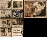 5m0286 LOT OF 9 PARAMOUNT TITLE CARDS 1910s-1920s great images from a variety of silent movies!