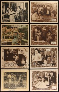 5m0290 LOT OF 8 MARGUERITE CLARK PARAMOUNT LOBBY CARDS 1910s great images from her silent movies!