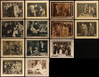 5m0276 LOT OF 13 WALLACE REID PARAMOUNT LOBBY CARDS 1910s-1920s great images from silent movies!
