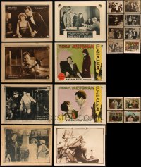 5m0272 LOT OF 20 THOMAS MEIGHAN PARAMOUNT LOBBY CARDS 1920s great images from his silent movies!