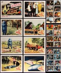 5m0426 LOT OF 48 RAY HARRYHAUSEN HORROR/SCI-FI REPRO LOBBY CARDS 2010s classic movie images!