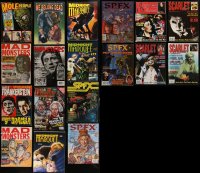 5m0129 LOT OF 18 HORROR/SCI-FI MOVIE MAGAZINES 1960s-2010s filled with great images & articles!