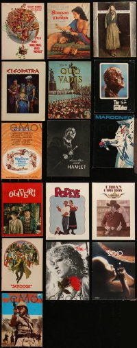 5m0348 LOT OF 16 SOUVENIR PROGRAM BOOKS 1960s-1980s great images from a variety of different movies!