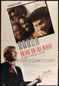 5m0908 LOT OF 8 UNFOLDED SINGLE-SIDED 27X40 BRING ON THE NIGHT ONE-SHEETS 1985 Michael Apted