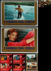 5m0712 LOT OF 45 FORMERLY FOLDED ITALIAN 19X27 PHOTOBUSTAS 1970s-1980s a variety of movie images!