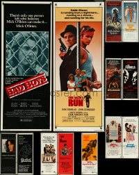 5m0630 LOT OF 17 UNFOLDED 1980S INSERTS 1980s great images from a variety of different movies!