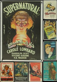 5m0584 LOT OF 14 MOSTLY UNFOLDED EGYPTIAN POSTERS 2010s a variety of cool movie images!