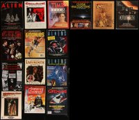 5m0403 LOT OF 15 HORROR/SCI-FI MOVIE BOOKS & MAGAZINES 1970s-1980s great images & information!