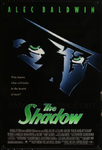 5m0848 LOT OF 9 UNFOLDED SINGLE-SIDED 27X40 SHADOW ONE-SHEETS 1994 Alec Baldwin as Lamont Cranston!