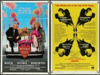 5m0209 LOT OF 4 FOLDED ONE-SHEETS 1970s-1980s Sunshine Boys, Down & Out in Beverly Hills + more!