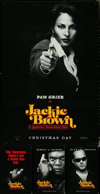 5m0971 LOT OF 5 UNFOLDED SINGLE-SIDED 27X40 JACKIE BROWN ONE-SHEETS 1997 Quentin Tarantino!