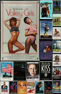 5m0753 LOT OF 30 UNFOLDED SINGLE-SIDED ONE-SHEETS 1980s great images from a variety of movies!