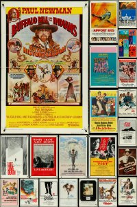 5m0176 LOT OF 32 FOLDED 1960s-1970s ONE-SHEETS 1960s-1970s great images from a variety of different movies!