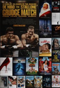 5m0767 LOT OF 24 UNFOLDED MOSTLY DOUBLE-SIDED 27X40 ONE-SHEETS 1990s-2010s cool movie images!