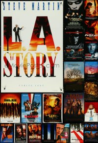 5m0780 LOT OF 21 UNFOLDED DOUBLE-SIDED 27X40 MOSTLY 1990S ONE-SHEETS 1990s cool movie images!