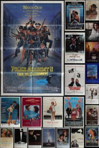 5m0140 LOT OF 86 FOLDED 1980S & NEWER ONE-SHEETS 1980s-1990s great images from a variety of movies!