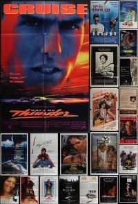 5m0137 LOT OF 122 FOLDED 1980S & NEWER ONE-SHEETS 1980s-1990s great images from a variety of movies!