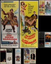 5m0642 LOT OF 15 UNFOLDED 1960S INSERTS 1960s great images from a variety of different movies!