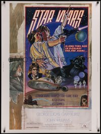 5p0267 STAR WARS style D 30x40 1978 George Lucas sci-fi epic, art by Drew Struzan & Charles White!