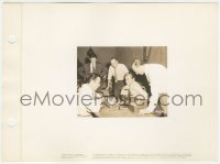 5p0245 CASABLANCA candid 8x11 key book still 1942 Curtiz by Bogart & Henreid playing chess on set!