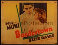 5p0052 BORDERTOWN 1/2sh R1937 Paul Muni, Bette Davis, immortal drama with immortal stars, rare!