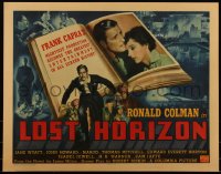 5p0054 LOST HORIZON 1/2sh 1937 Frank Capra's mightiest production, Ronald Colman, Wyatt, very rare!