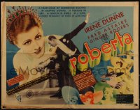 5p0320 ROBERTA 1/2sh 1935 Irene Dunne + Fred Astaire & Ginger Rogers dancing, cool art, very rare!