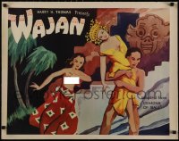 5p0324 WAJAN 1/2sh 1938 great art of sexy topless native women, from Demons of Bali, ultra rare!
