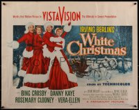 5p0326 WHITE CHRISTMAS style A 1/2sh 1954 Bing Crosby, Danny Kaye, Rosemary Clooney, Vera-Ellen, rare!