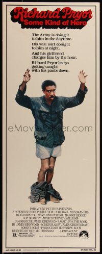 5p0032 SOME KIND OF HERO insert 1982 Richard Pryor keeps getting caught with his pants down, rare!