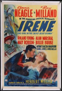 5p0531 IRENE linen 1sh 1940 great romantic art of pretty Anna Neagle & handsome young Ray Milland!