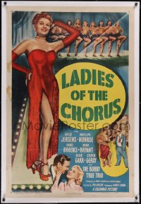5p0545 LADIES OF THE CHORUS linen 1sh 1948 young Marilyn Monroe at the start of her career, rare!