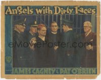 5p0182 ANGELS WITH DIRTY FACES LC 1938 O'Brien by angry James Cagney being led to the chair, rare!