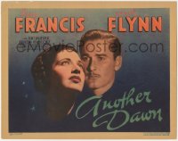 5p0163 ANOTHER DAWN TC 1937 wonderful close image of beautiful Kay Francis & Errol Flynn, rare!