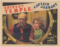 5p0186 CAPTAIN JANUARY LC 1936 c/u of Shirley Temple comforting worried Guy Kibbee, ultra rare!