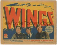 5p0180 WINGS TC 1927 William Wellman Best Picture winner, Clara Bow, Arlen, Rogers, very rare!