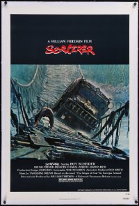 5p0623 SORCERER linen 1sh 1977 William Friedkin, Roy Schieder, remake of Clouzot's Wages of Fear!