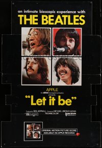 5p0007 LET IT BE standee 1970 Beatles, John Lennon, Paul McCartney, Ringo Starr, George Harrison!