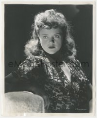 5r1763 CAT PEOPLE 8.25x10 still 1942 portrait of sexy Simone Simon in black lace top by Bachrach!