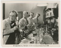5r1769 DOCTOR X 8x10.25 still 1932 great close up of scientists in laboratory, Michael Curtiz!