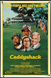 5r0370 CADDYSHACK 1sh 1980 Chevy Chase, Bill Murray, Rodney Dangerfield, golf comedy classic!