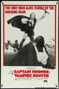 5r0376 CAPTAIN KRONOS VAMPIRE HUNTER 1sh 1974 the only man alive feared by the walking dead!