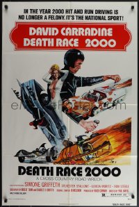 5r0417 DEATH RACE 2000 1sh 1975 hit & run driving is no longer a felony, it's a national sport!